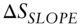 normal upper Delta upper S Subscript italic SLOPE