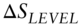 normal upper Delta upper S Subscript italic LEVEL