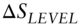 normal upper Delta upper S Subscript italic LEVEL