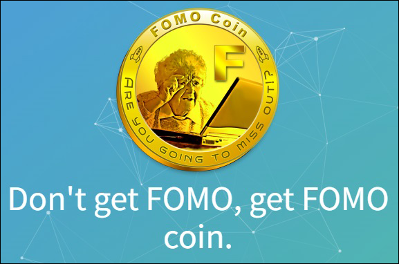 Photo depicts FOMO Coin.