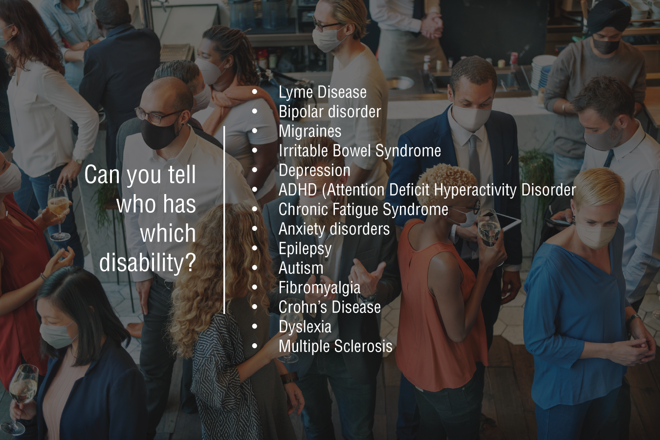 An illustration of the list of disabilities.