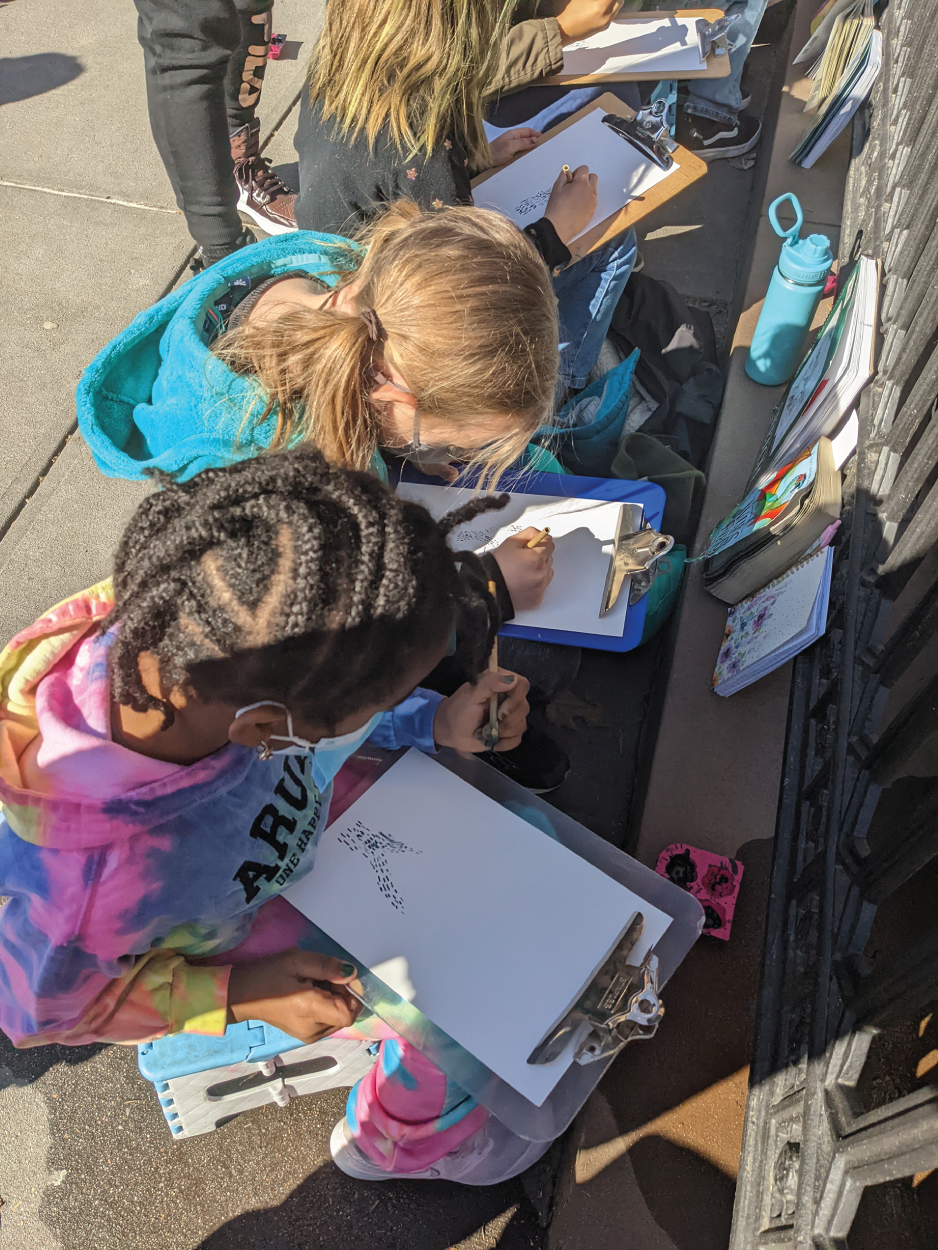 Photo depicts clipboards make an excellent surface for writing and drawing.