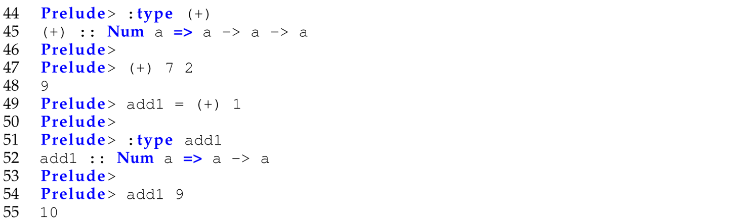 A set of 12 code lines in Haskell that converts an infix operator to a prefix operator.