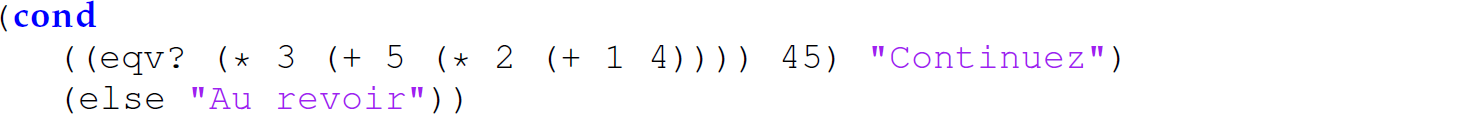 A set of three code lines with the continuation of a sub expression.