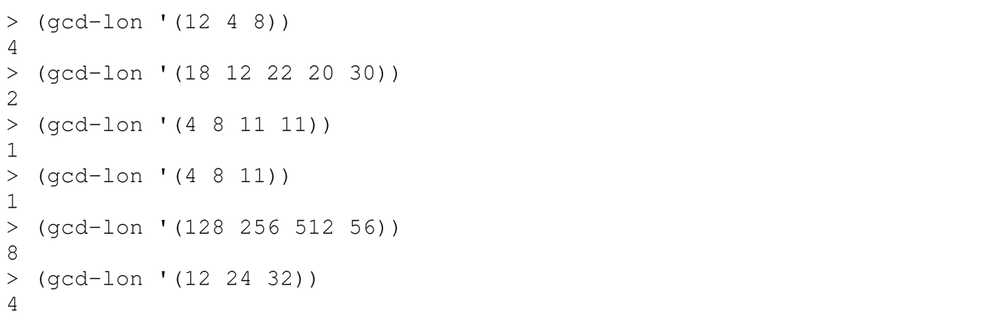 Continuation of the code in Scheme with the function g c d hyphen l o n, consisting of 12 lines.
