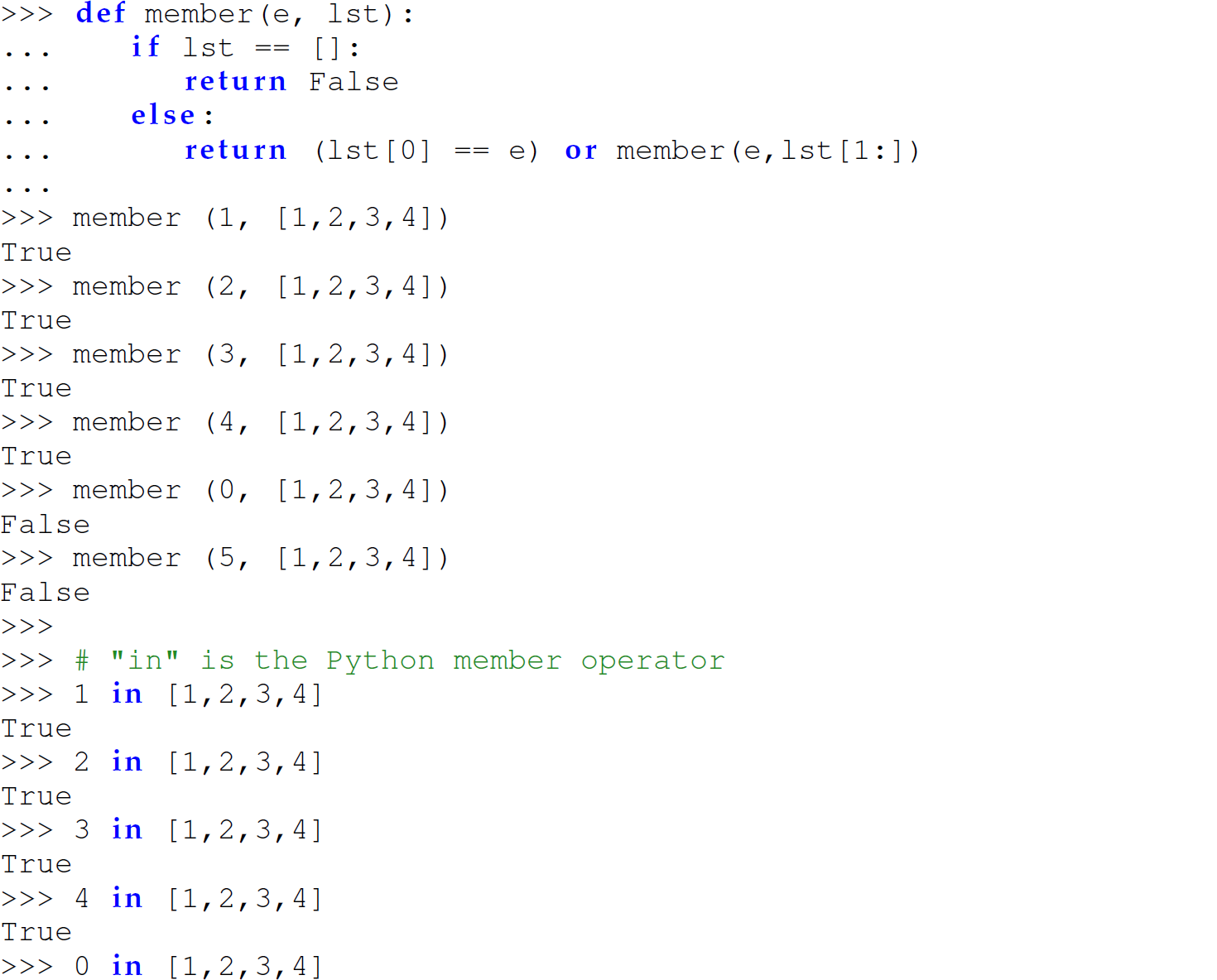 A set of 29 code lines in Python with the user-defined function member.