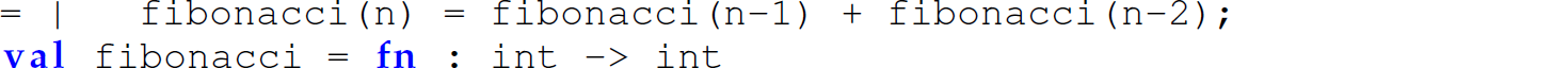 Continuation of the code in M L with pattern-directed invocation.