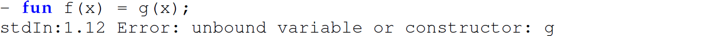 A set of two code lines in M L with a defined function.