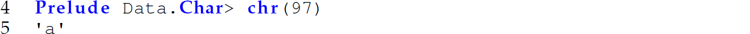 Continuation of the code in Haskell for importing selected functions collectively within a module, consisting of two lines.