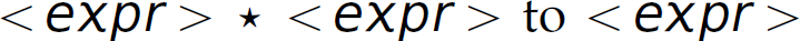 The code line is as follows. Left angle bracket, e x p r, right angle bracket, asterisk, left angle bracket, e x p r, right angle bracket to left angle bracket, e x p r, right angle bracket.