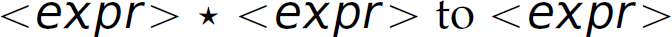 The code line is as follows. Left angle bracket, e x p r, right angle bracket, asterisk, left angle bracket, e x p r, right angle bracket to left angle bracket, e x p r, right angle bracket.