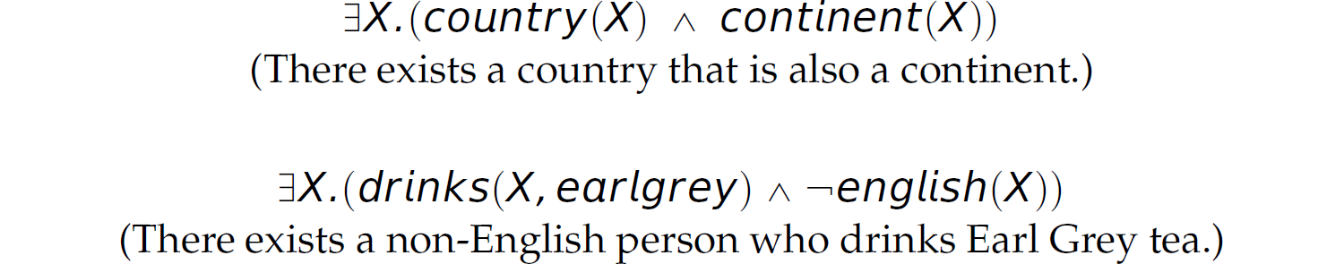 Two propositions with quantifiers.