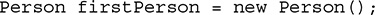 self dot name equals new Name semicolon. 
