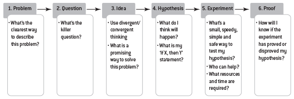 A linear flow diagram details the experimental process.