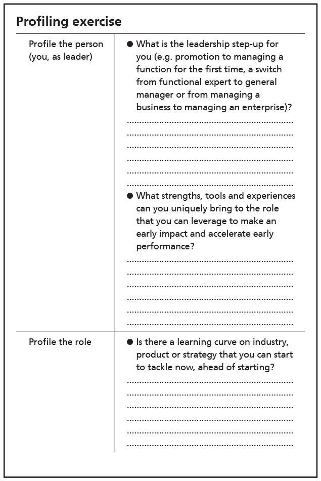 Profiling exercise