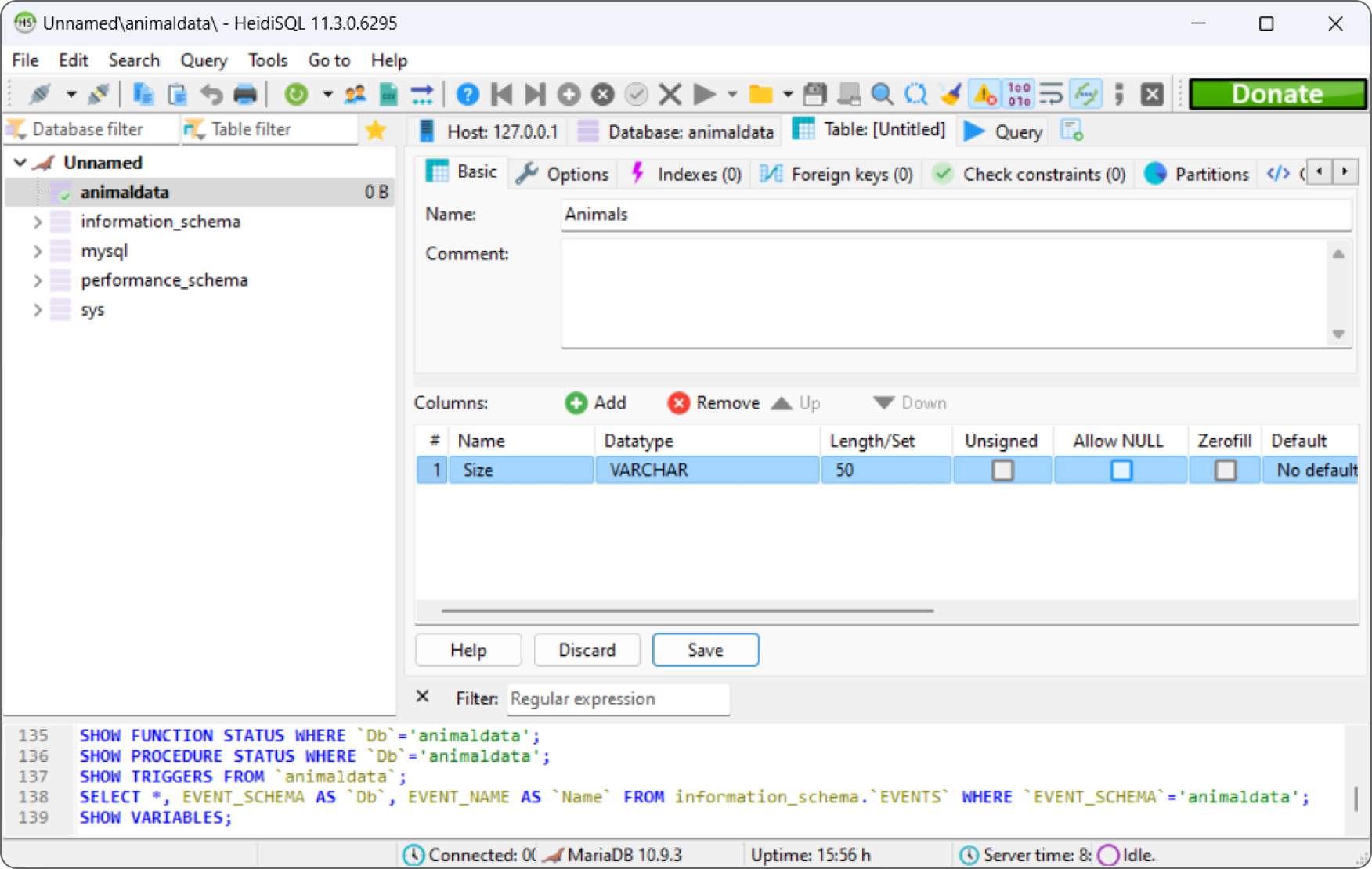 A representation of a window page exhibits the name and the comment fields.