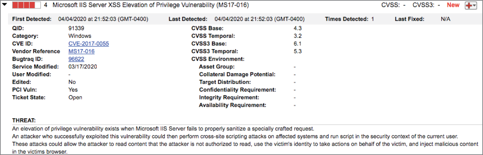 A window page presents the first detected, last detected, time detected, and last fixed data.