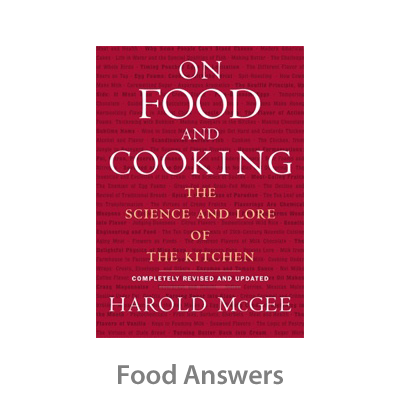 On Food and Cooking