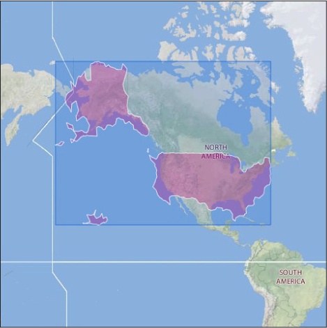 Flickr geotag map of USA