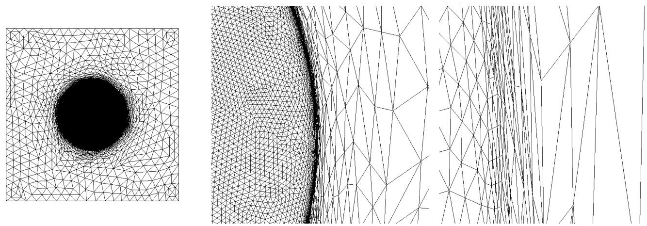 Schematic illustration of poisson problem with discontinuous coefficient.