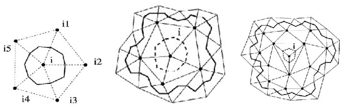 Schematic illustration of dual cell and two reconstruction molecules.