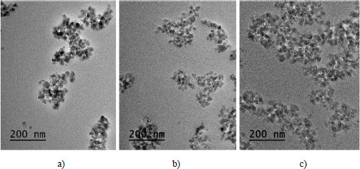 Snapshots of nanocomposites with 25 nanometer nanoparticles.