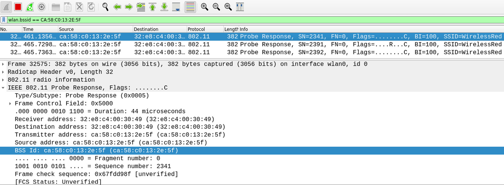 Figure 11.10 – WirelessRed SSID
