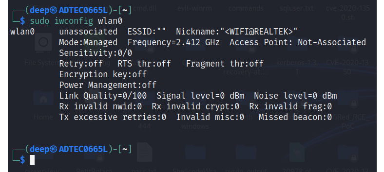 Figure 11.4 – Wireless card configured successfully 
