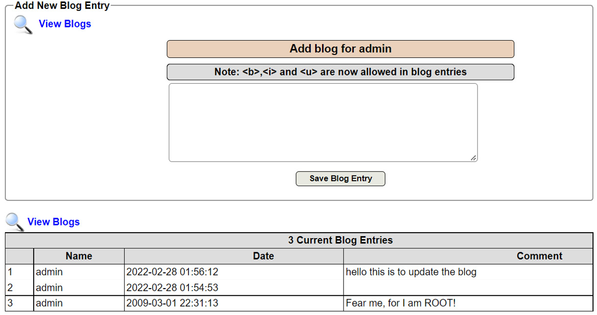 Figure 14.21 – A blog entry
