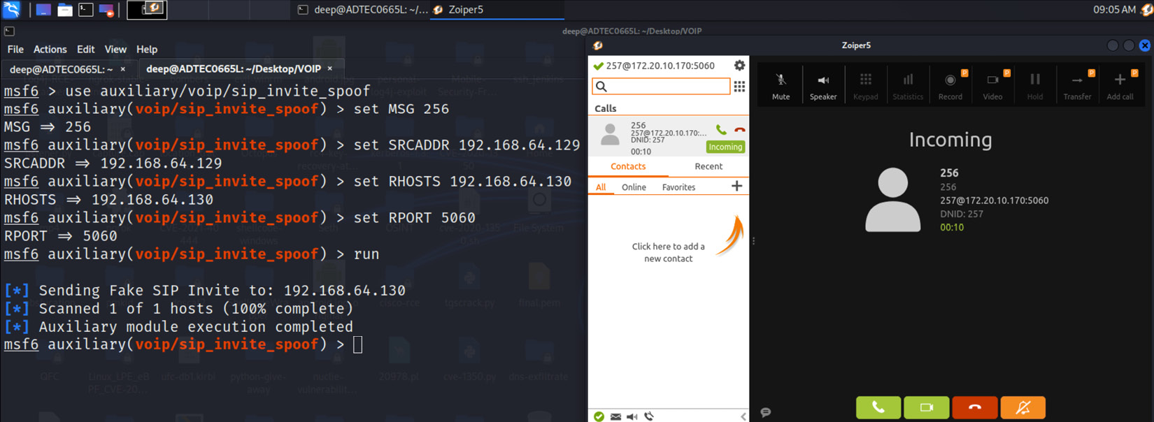 Figure 16.31 – Caller ID spoofing
