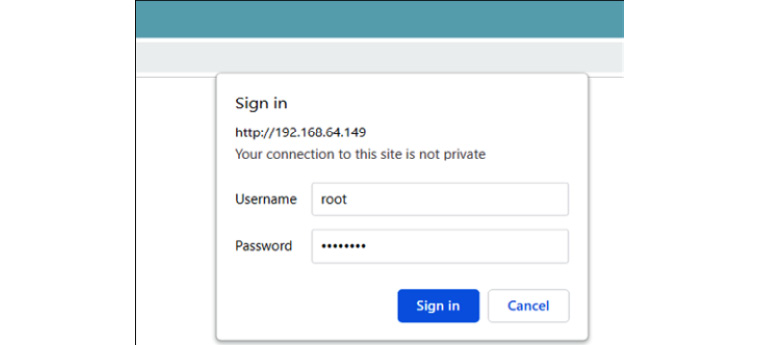 Figure 16.18 – VoIP SIP server login request popup
