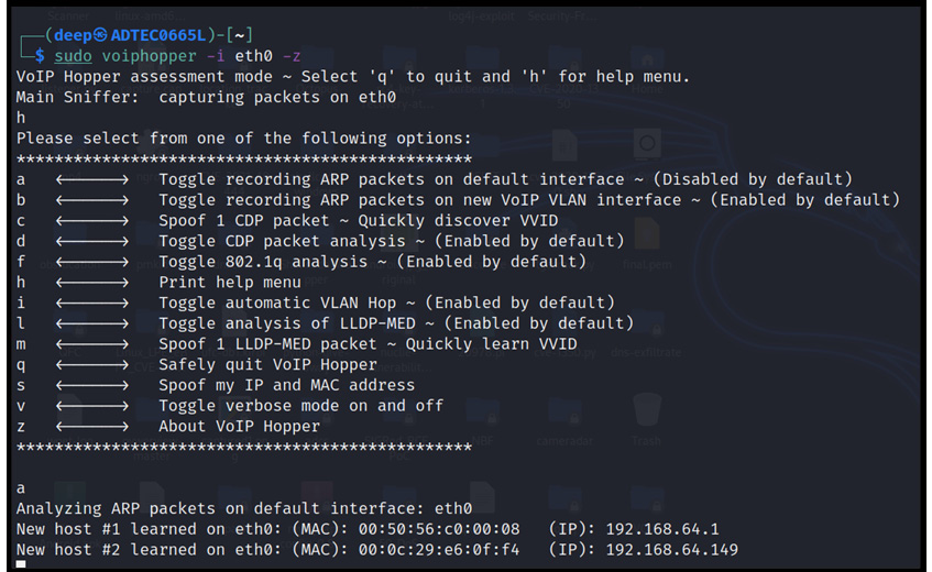 Figure 16.35 – VLAN hopping – discovered connected assets 
