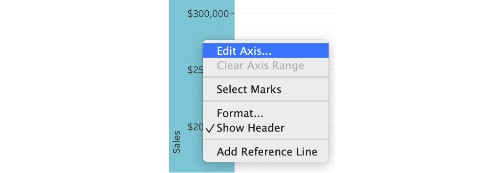 Figure 4.57: Editing the axis 
