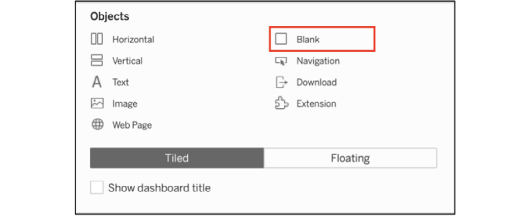 Figure 10.19: Selecting the blank object
