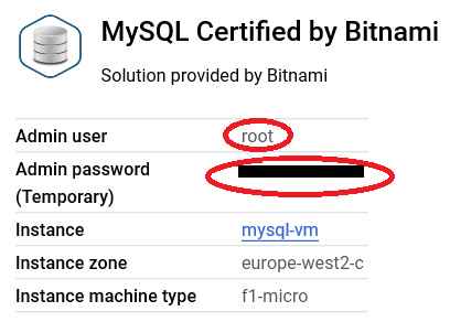 Figure 9.26 – Admin user and admin password
