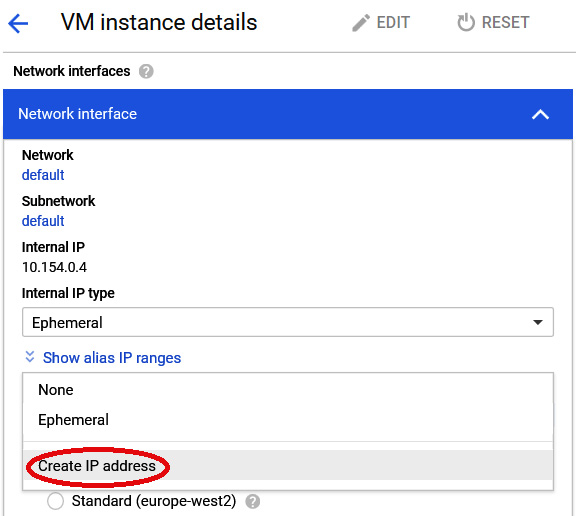 Figure 9.32 – Create IP address
