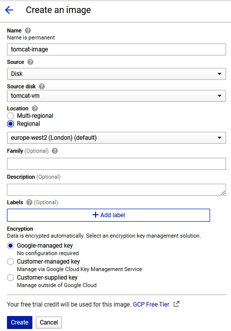 Figure 10.7 – Create an image page
