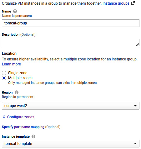 Figure 10.13 – Creating an instance group
