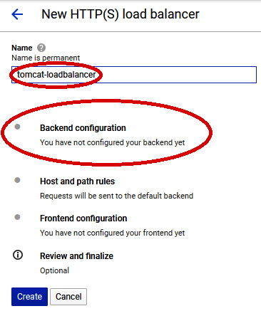 Figure 10.20 – Naming the load balancer
