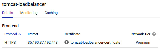 Figure 10.33 – Load balancer provisioning status
