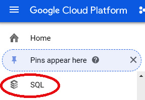 Figure 11.13 – SQL menu option
