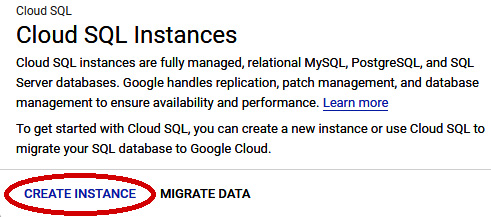 Figure 11.14 – CREATE INSTANCE
