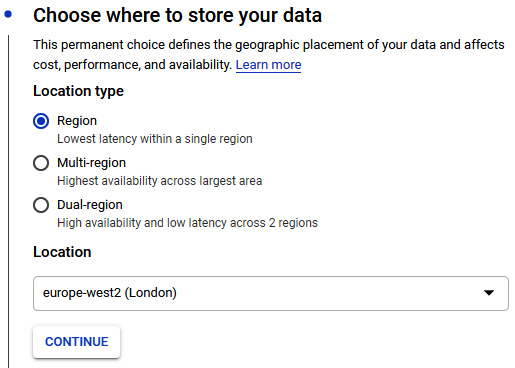 Figure 11.51 – Bucket location
