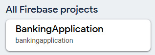 Figure 14.7 – Selecting Firebase project

