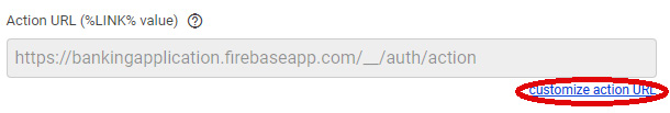 Figure 14.12 – Customize action URL
