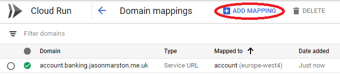 Figure 18.18 – ADD MAPPING (user)
