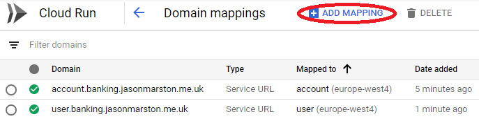 Figure 18.21 – ADD MAPPING (frontend)
