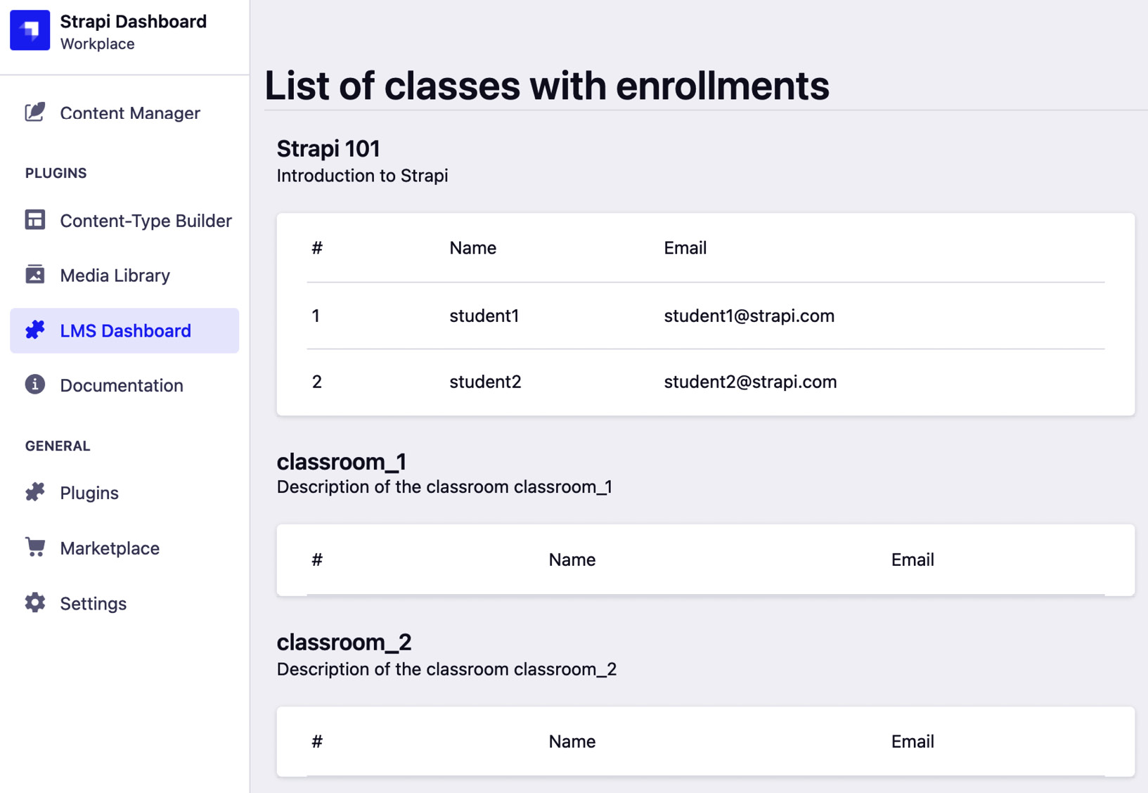 Figure 8.20: Example of using Strapi Design System