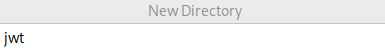 Figure 4.3 – A screenshot of the IntelliJ New Directory dialog
