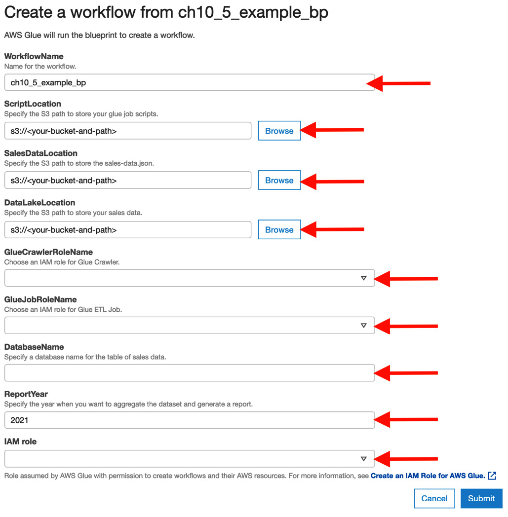 Figure 10.22 – Workflow configuration
